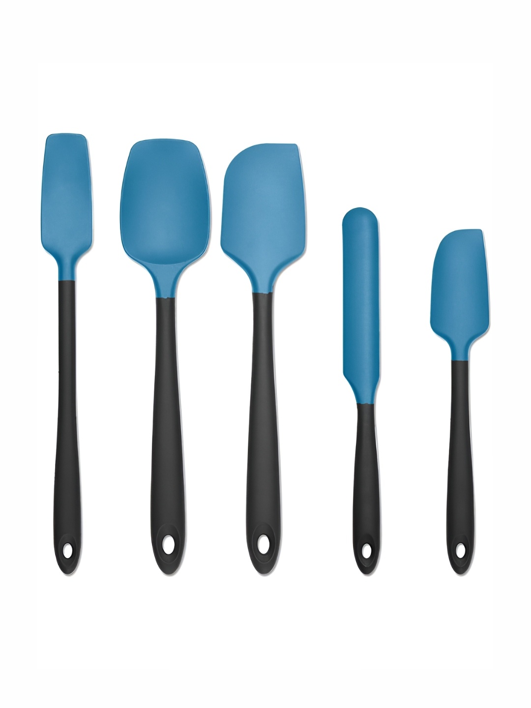 

P-Plus International Blue 5 Pieces Silicone Non-Stick Spatulas