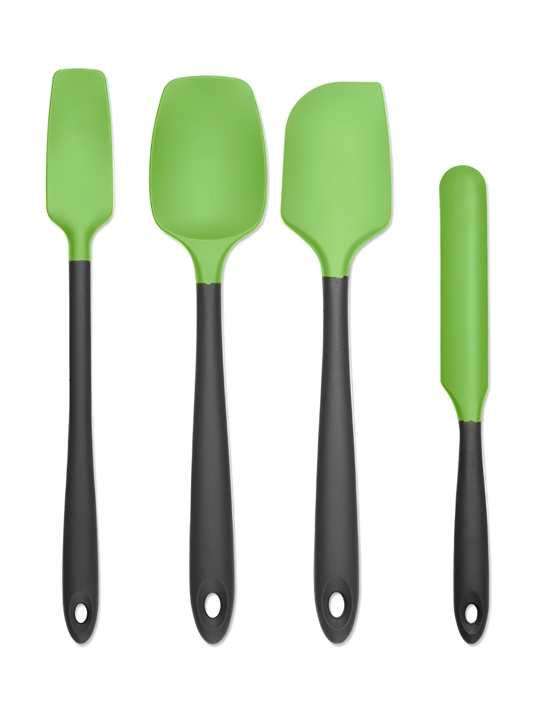 

P-Plus International Green & Black 4 Pieces Non-Stick Spatulas