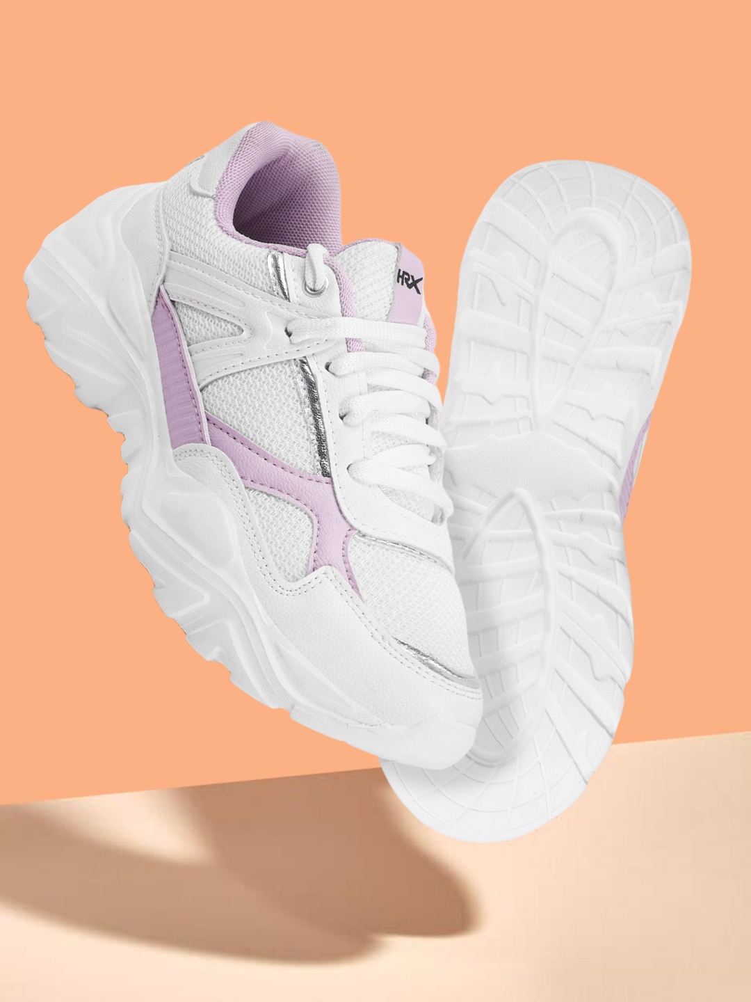 

HRX by Hrithik Roshan Women Colourblocked Lightweight Sneakers, White