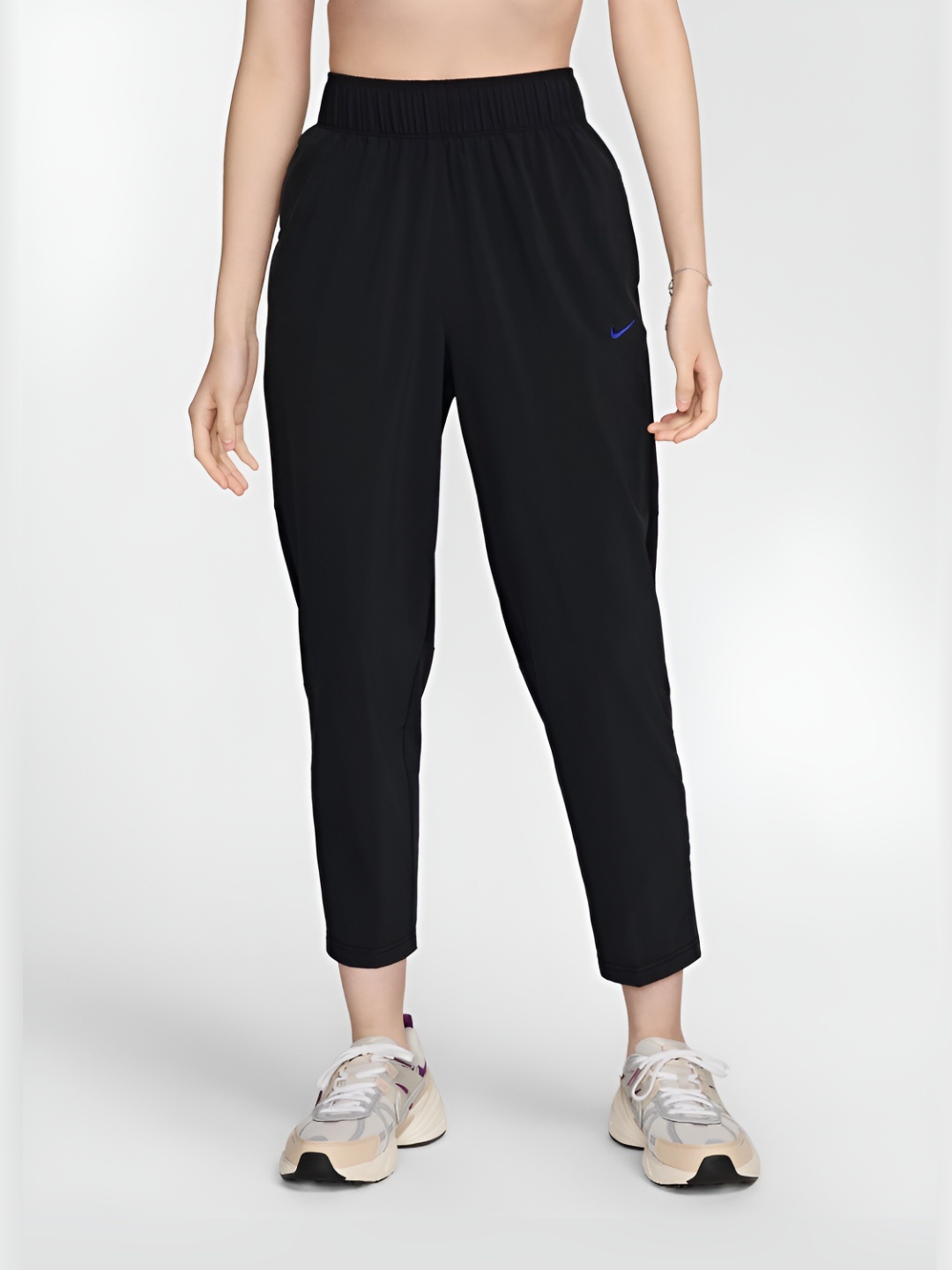 

Nike Fast Women's Dri-FIT Mid-Rise 7/8 Running Trousers, Black