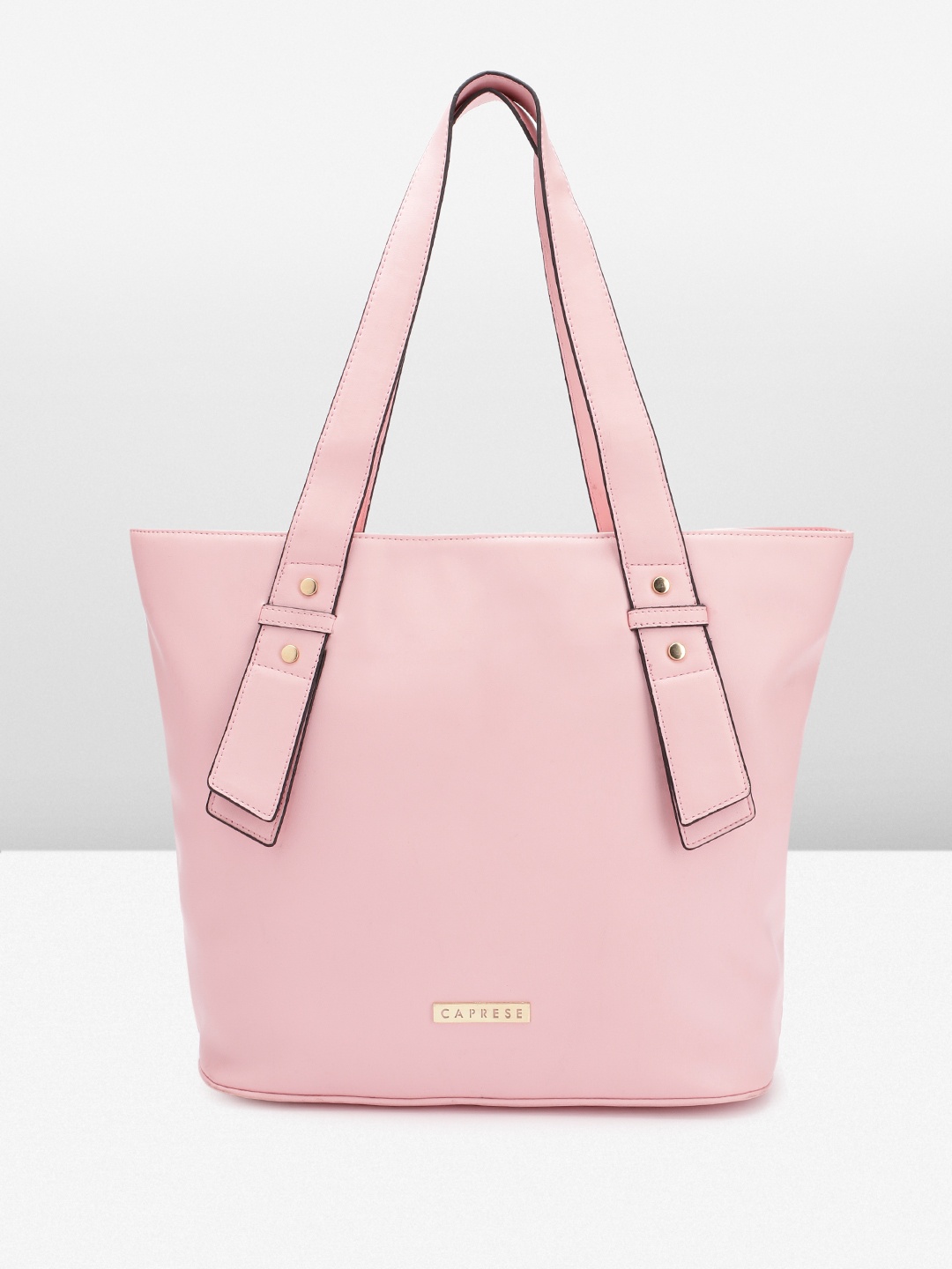 

Caprese Solid Structured Shoulder Bag with Two Handles, Pink