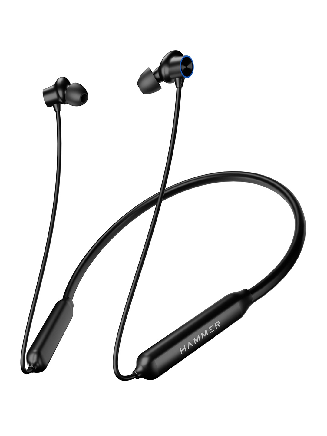 

HAMMER Black Splendor In Ear Bluetooth Neckband with Upto 18 Hrs Playtime