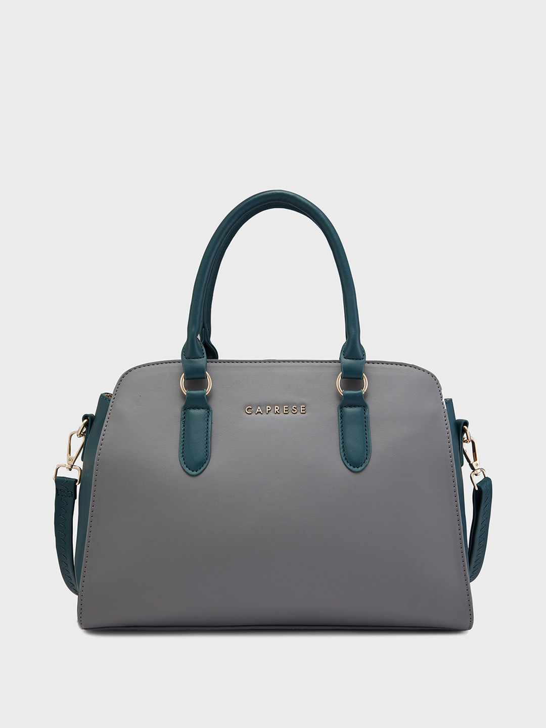 

Caprese Structured Handheld Bag, Grey