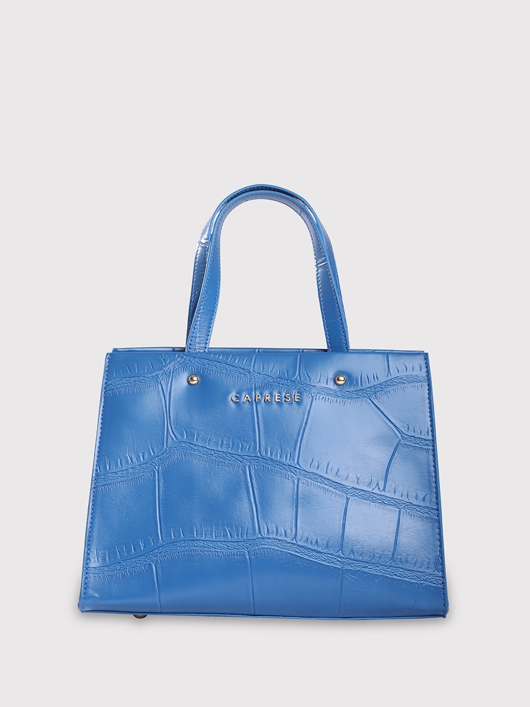 

Caprese Textured Structured Handheld Bag, Blue