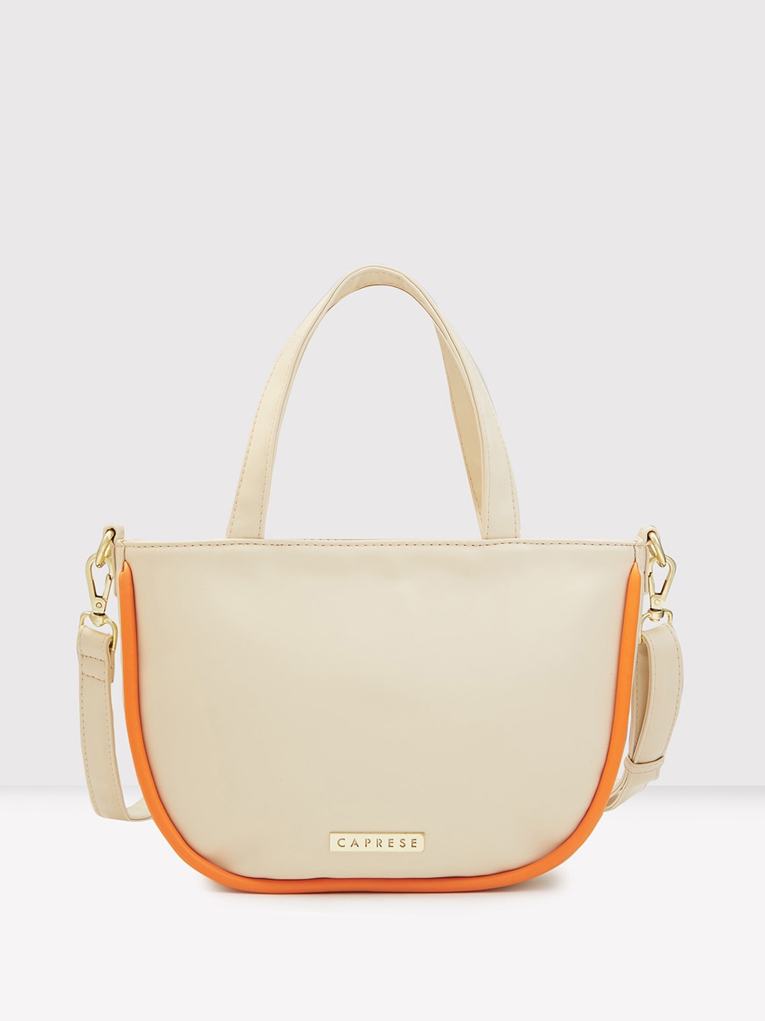 

Caprese Structured Handheld Bag, White
