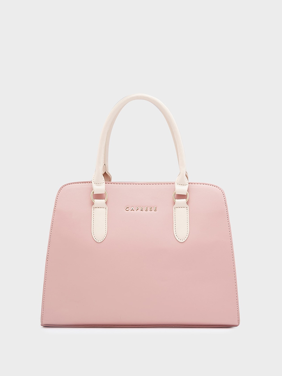 

Caprese Structured Handheld Bag, Pink