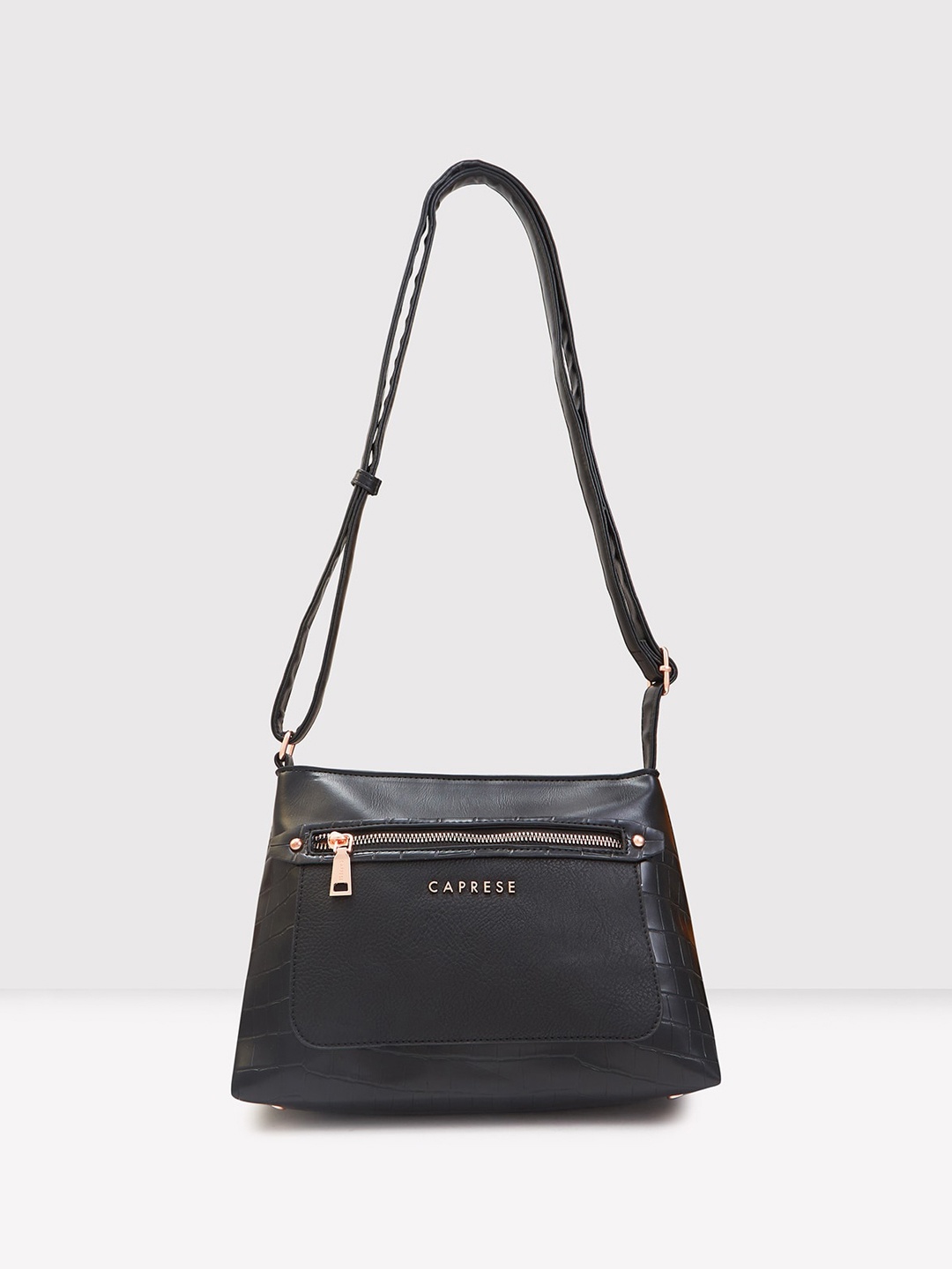 

Caprese GIGI Structured Sling Bag, Black