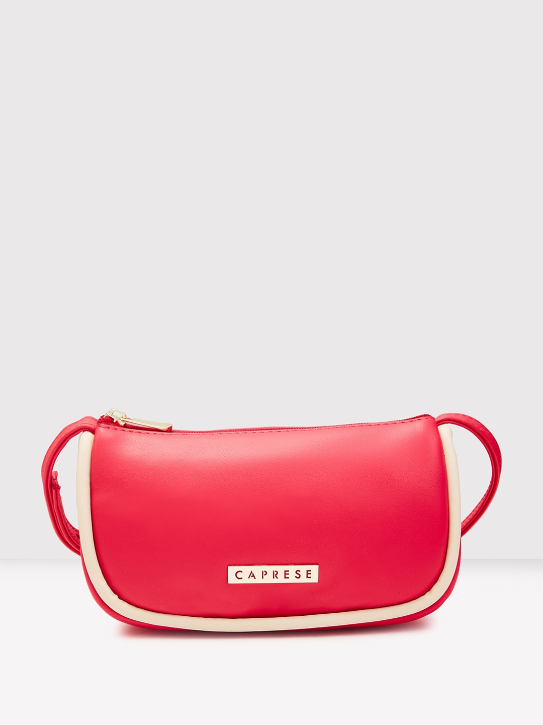 

Caprese Structured Sling Bag, Red