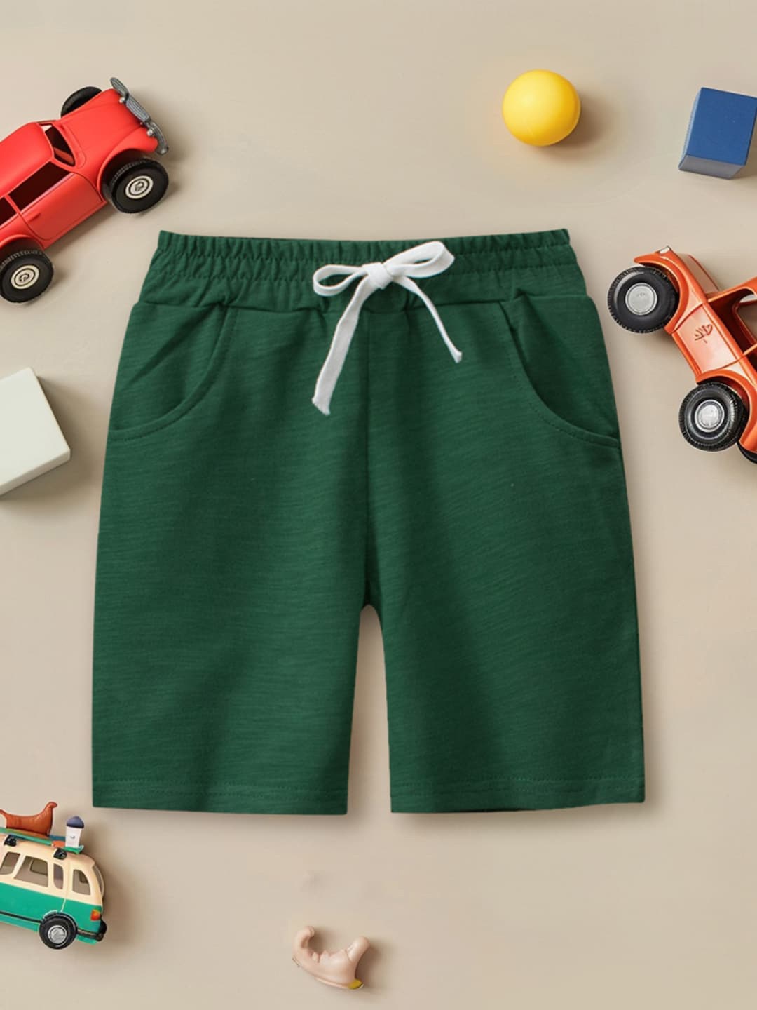 

INCLUD Boys Regular Shorts, Green