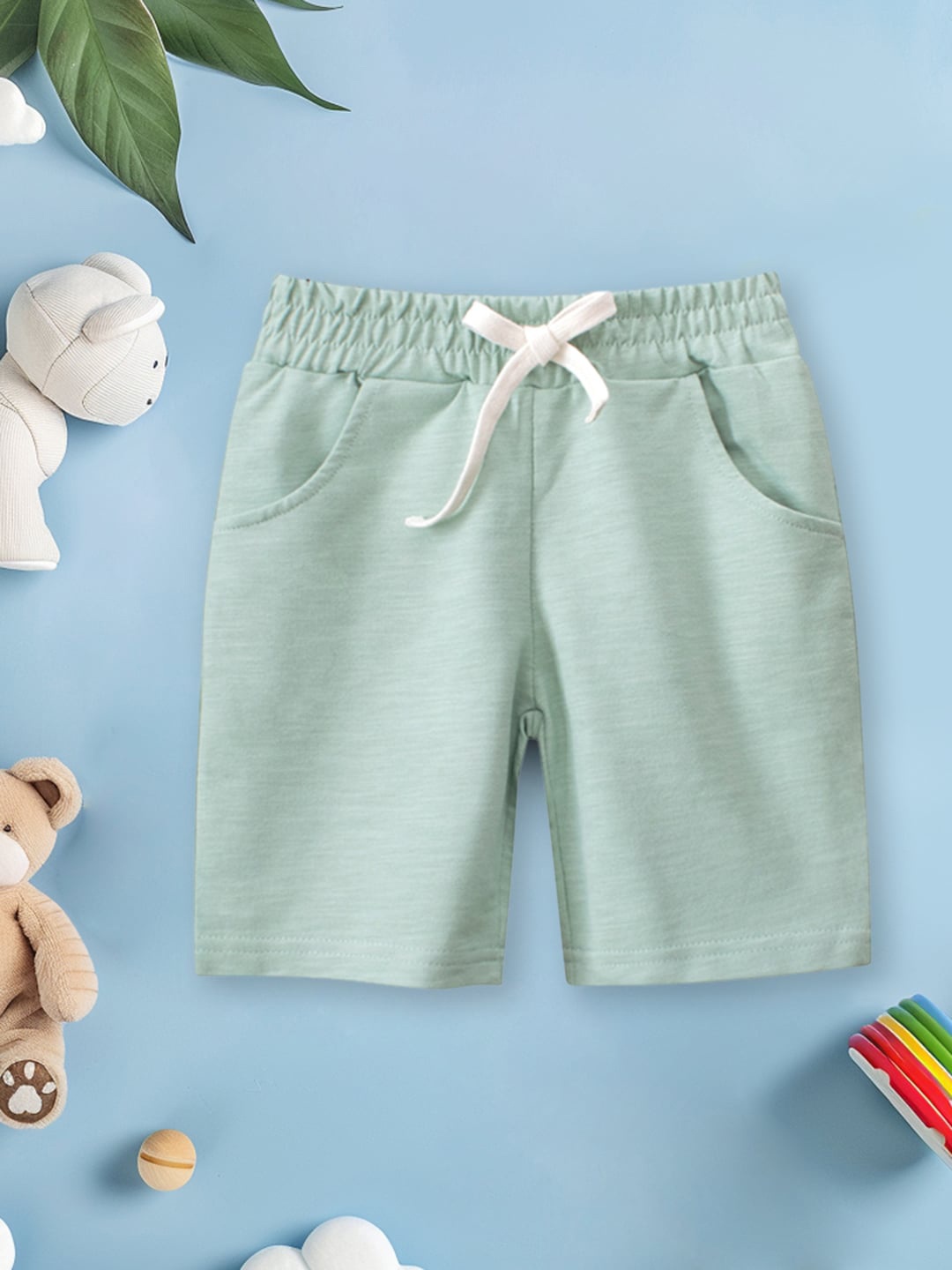 

INCLUD Boys Regular Shorts, Green