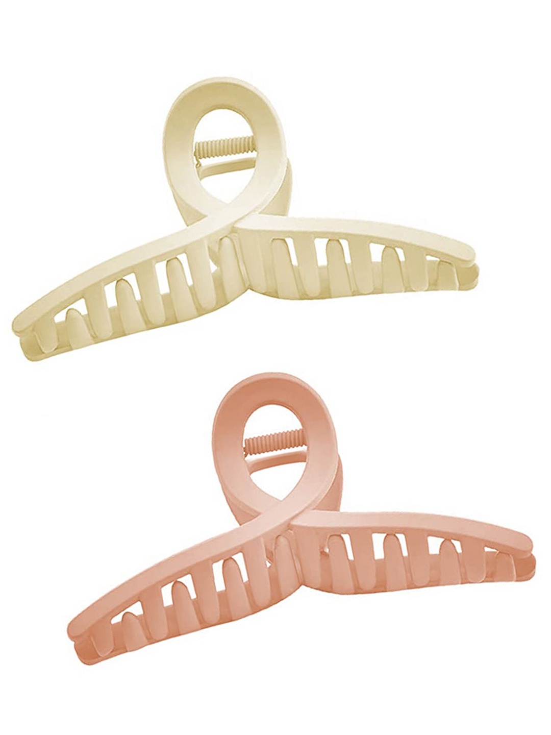 

Xivir Set of 2 Claw Clip, Cream