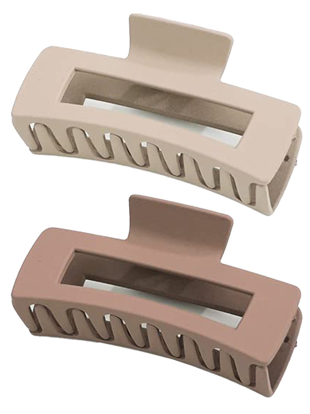 

Xivir Set of 2 Claw Clips, Cream