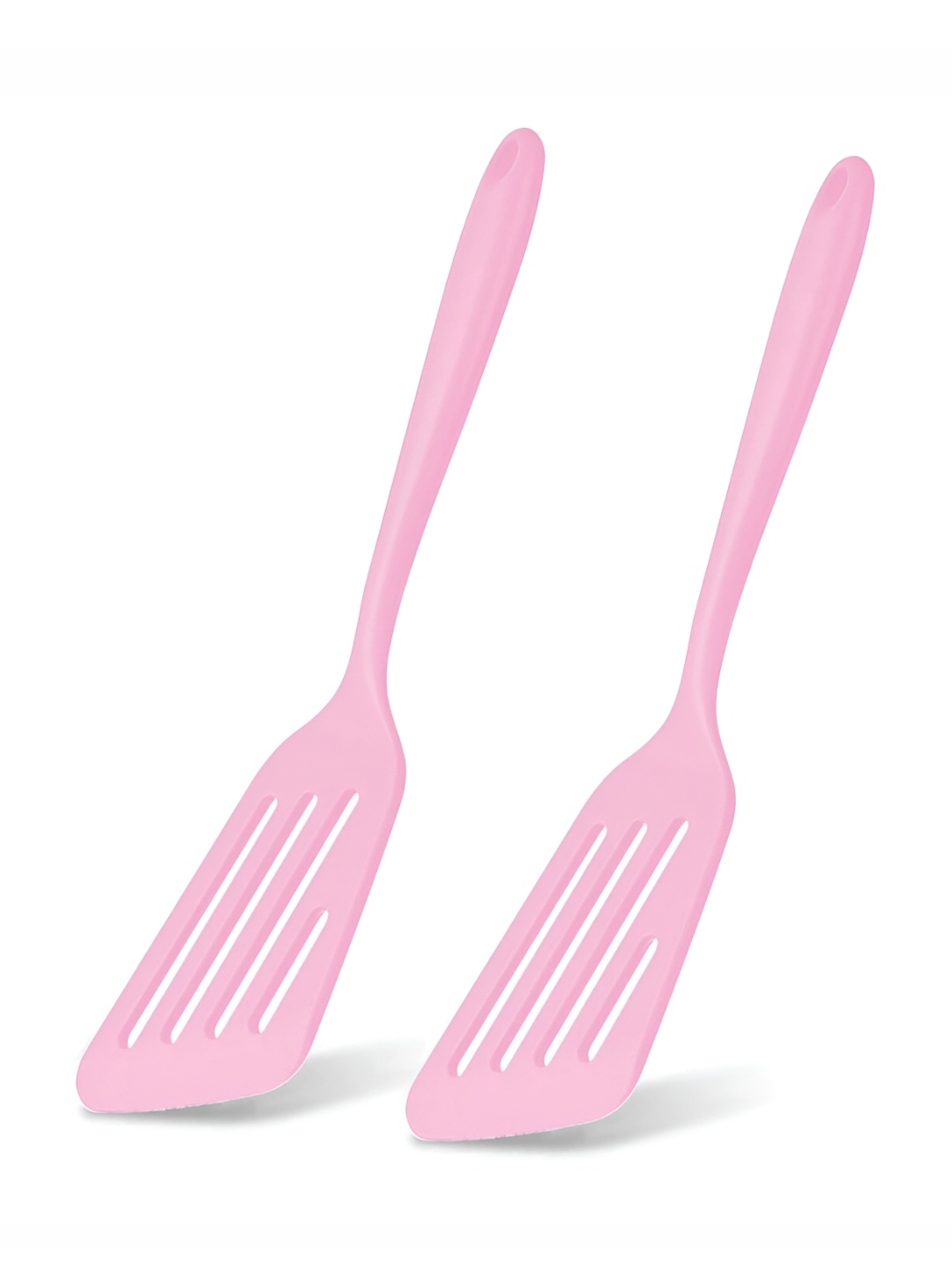 

P-Plus International 2Pcs Pink Silicon Slotted Spatula