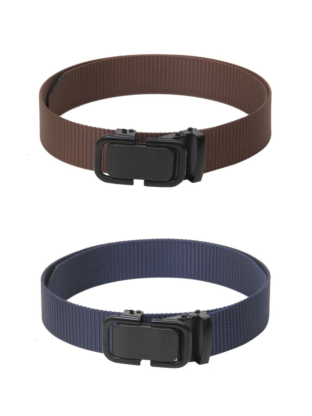 

Calvadoss Boys Set of 2 Textured Belt, Brown