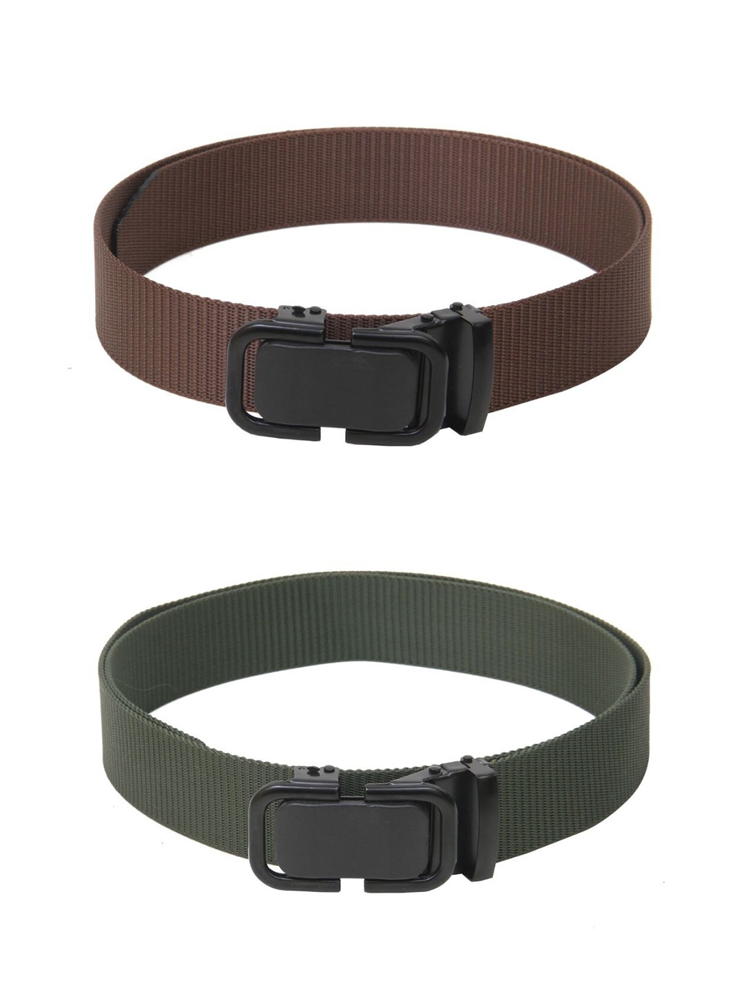

Calvadoss Boys Set of 2 Textured Belt, Brown