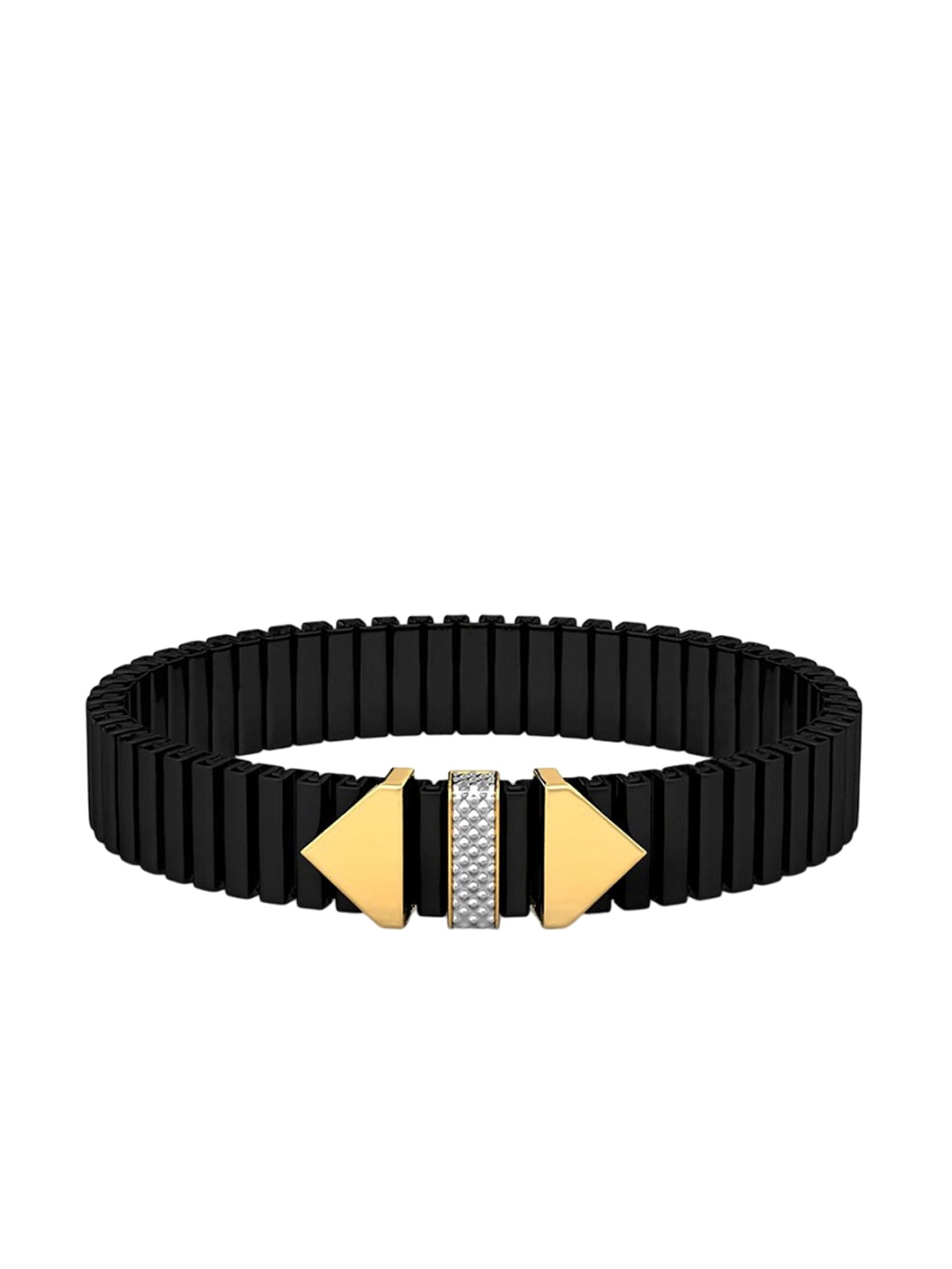 

CANDERE A KALYAN JEWELLERS COMPANY Men 14KT (585) BIS Hallmark Gold Flexi Bracelet-2.64 gm