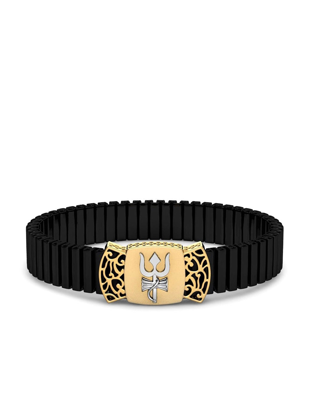 

CANDERE A KALYAN JEWELLERS COMPANY Men 18KT (750) BIS Hallmark Gold Flexi Bracelet-5.11 gm