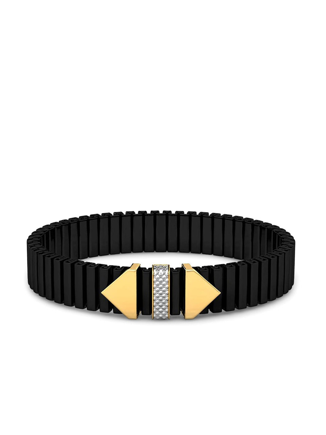 

CANDERE A KALYAN JEWELLERS COMPANY Men 18KT (750) BIS Hallmark Gold Flexi Bracelet-3.11 gm