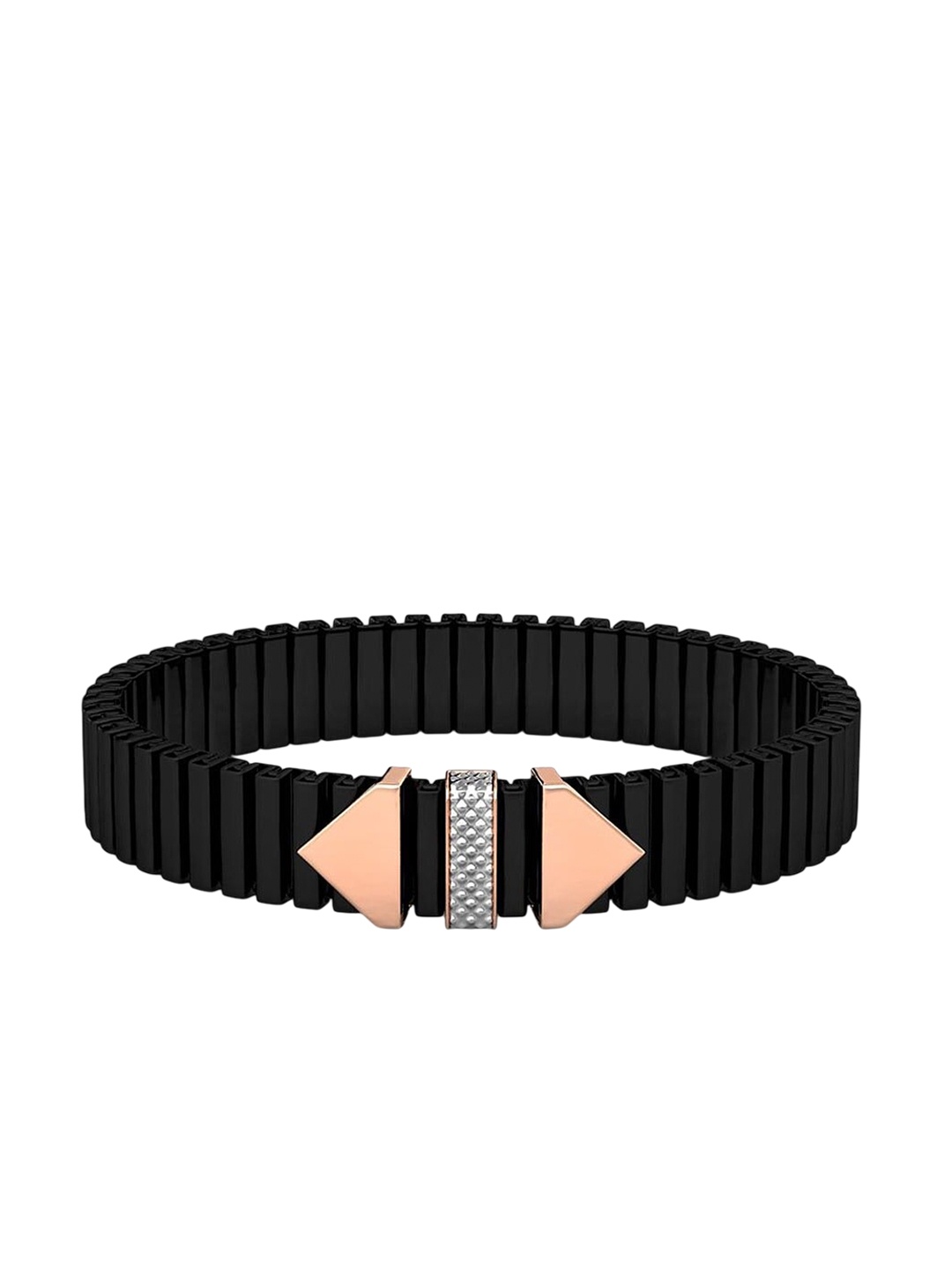 

CANDERE A KALYAN JEWELLERS COMPANY Men 18KT (750) BIS Hallmark Gold Flexi Bracelet-3.11 gm, Rose gold