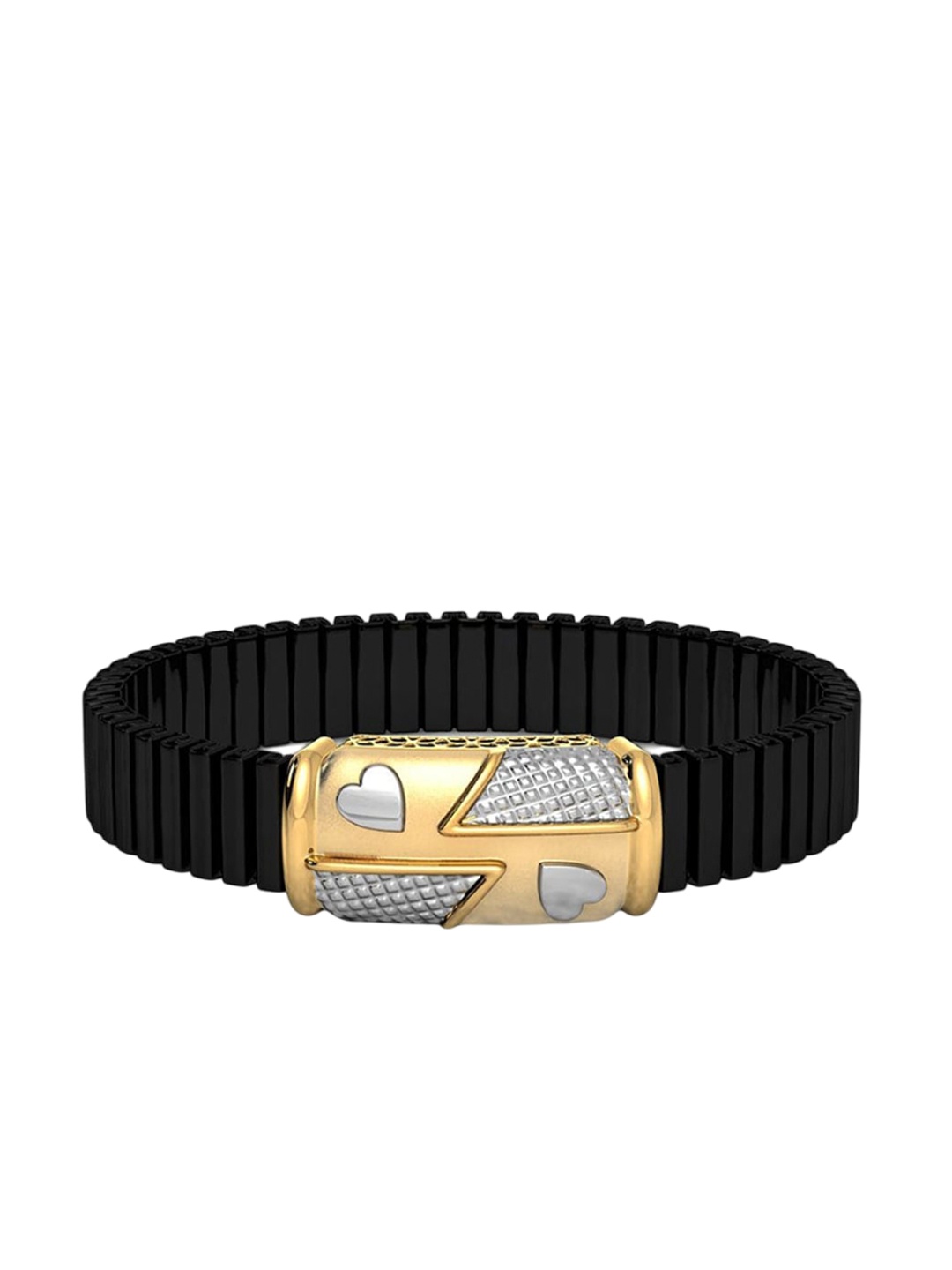 

CANDERE A KALYAN JEWELLERS COMPANY Men 14KT (585) BIS Hallmark Gold Flexi Bracelet-5.3 gm