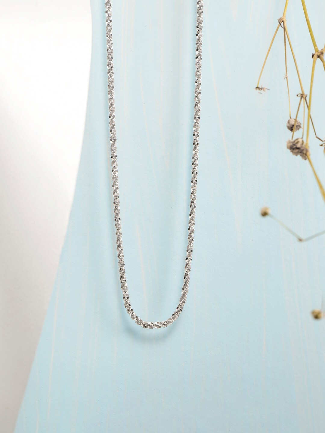 

Zavya 925 Sterling Silver Rhodium-Plated Chain