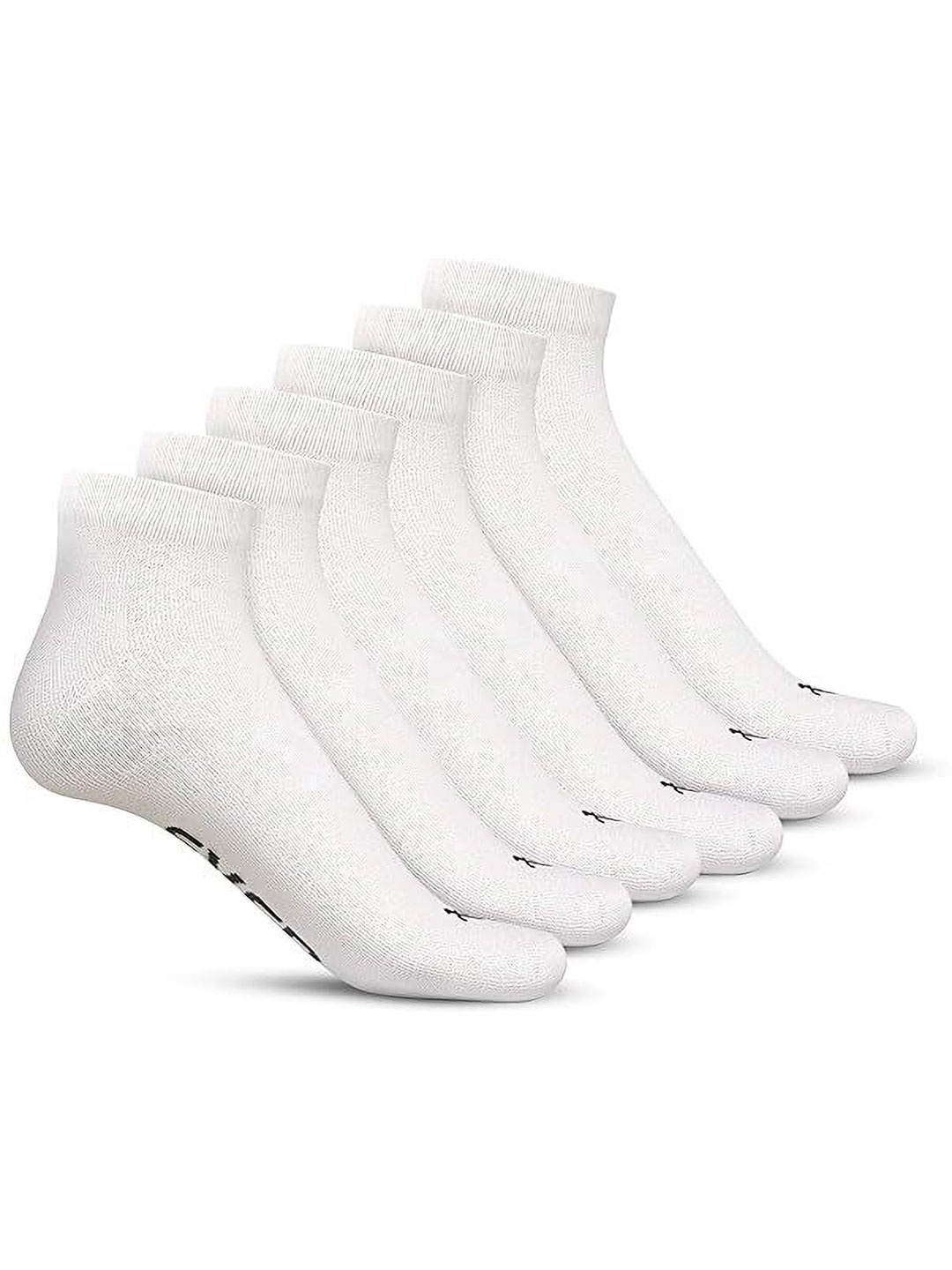 

TalkingSox Unisex Pack of 6 Bamboo Ankle-Length Socks, White