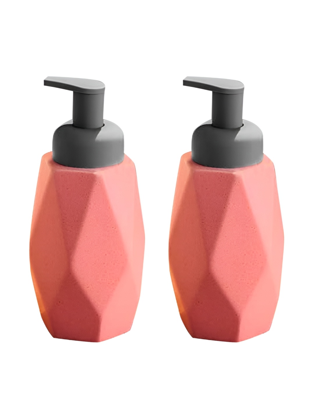 

The Better Home Pink 2 Pieces Ceramic Soap Dispensers 400 ml Each