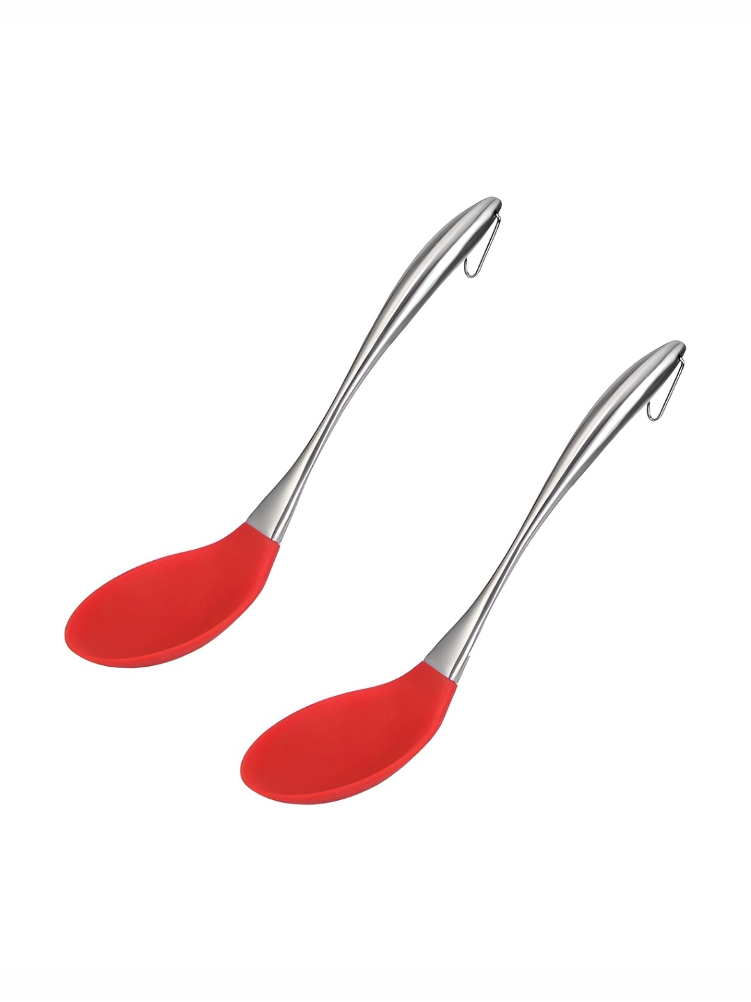 

P-Plus International Red 2 Pieces Stainless Steel Serving Spatulas