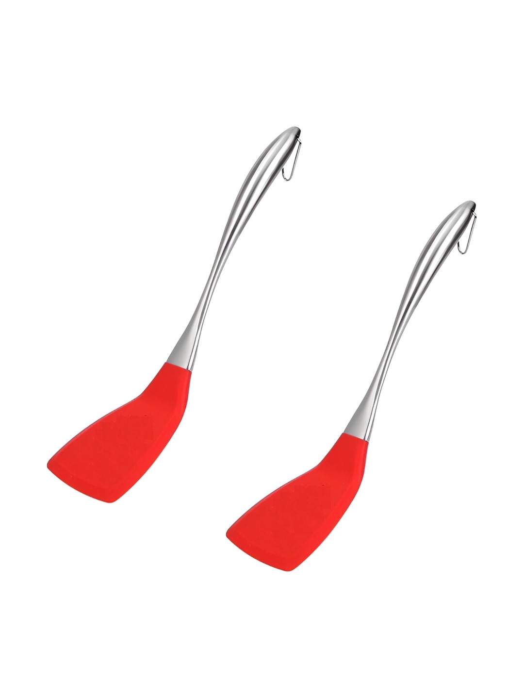 

P-Plus International Red 2 Pieces Stainless Steel Turner Spatula