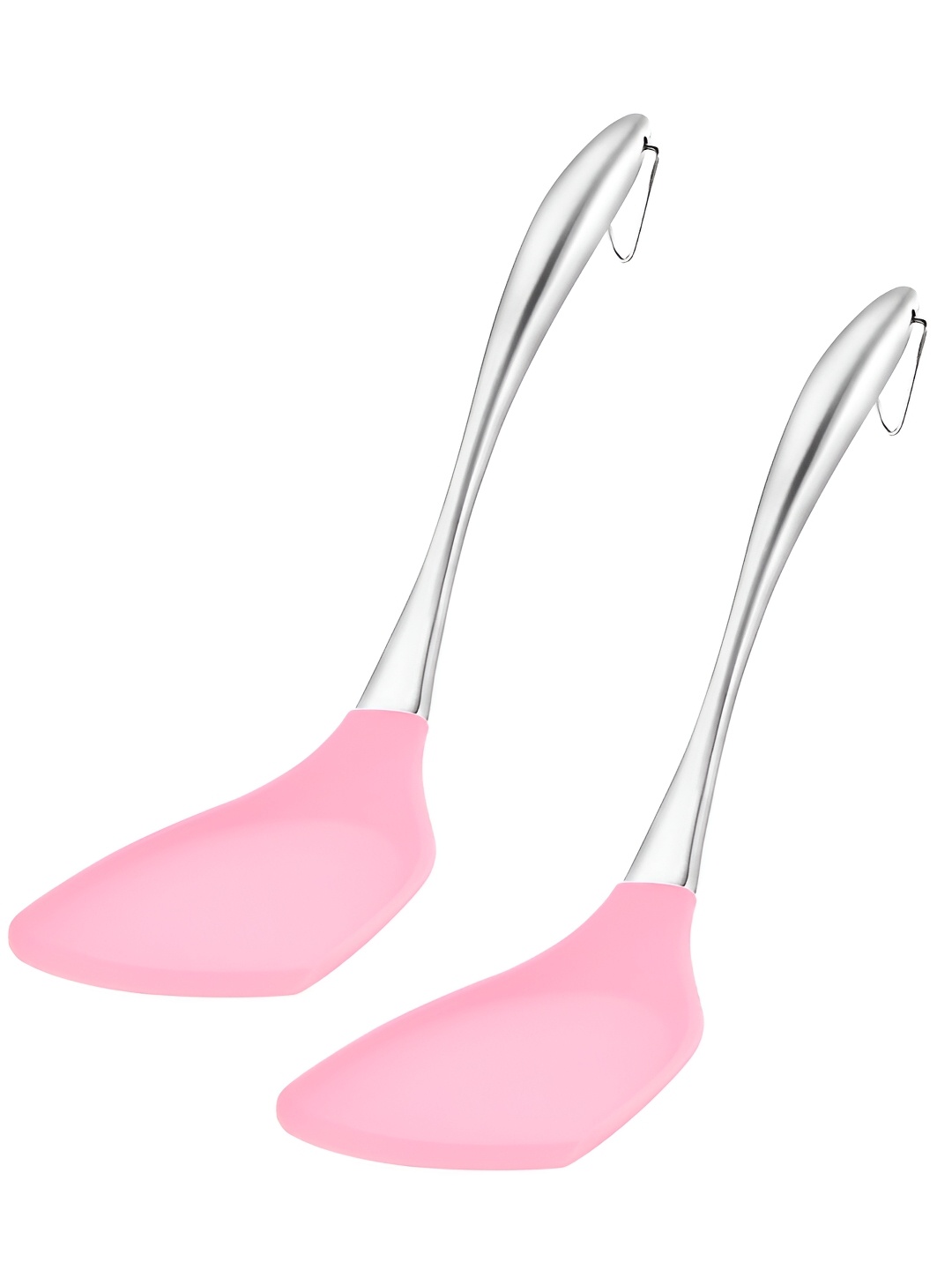 

P-Plus International Pink 2 Pieces Stainless Steel Spatulas
