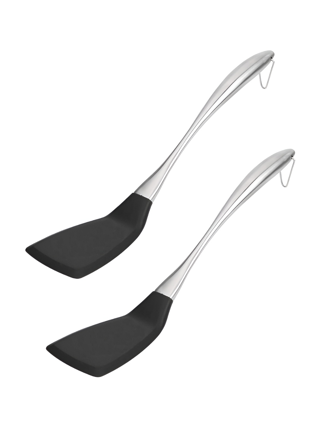 

P-Plus International Black 2 Pieces Cooking Spatula