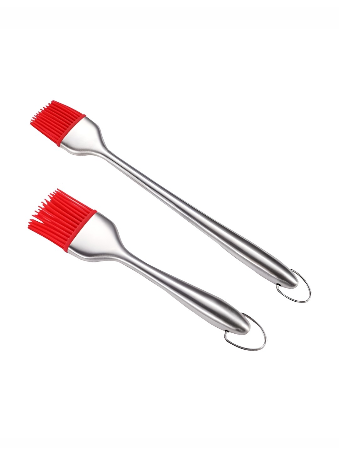 

P-Plus International Red & Transparent 2 Pieces Oil Brushes With Handle