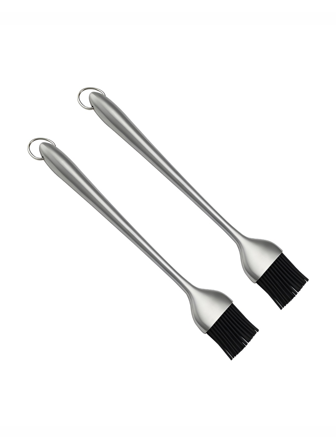 

P-Plus International Black & Silver toned 2 Pieces Bbq Basting Brush