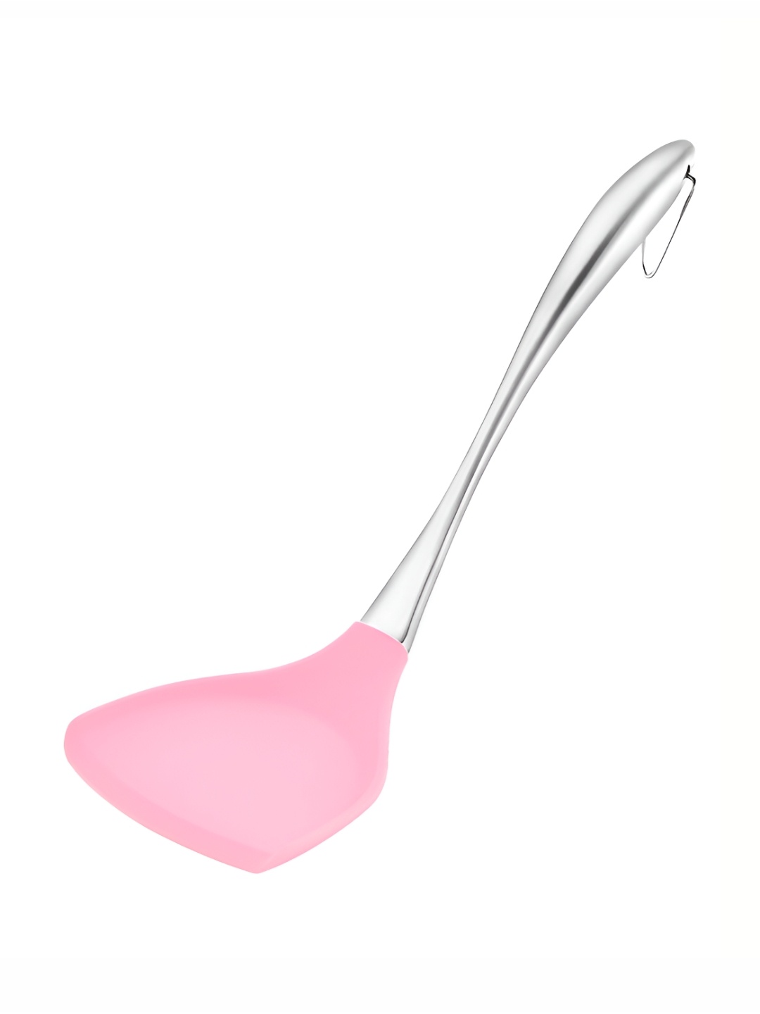 

P-Plus International Pink & Silver Toned Stainless Steel Turner