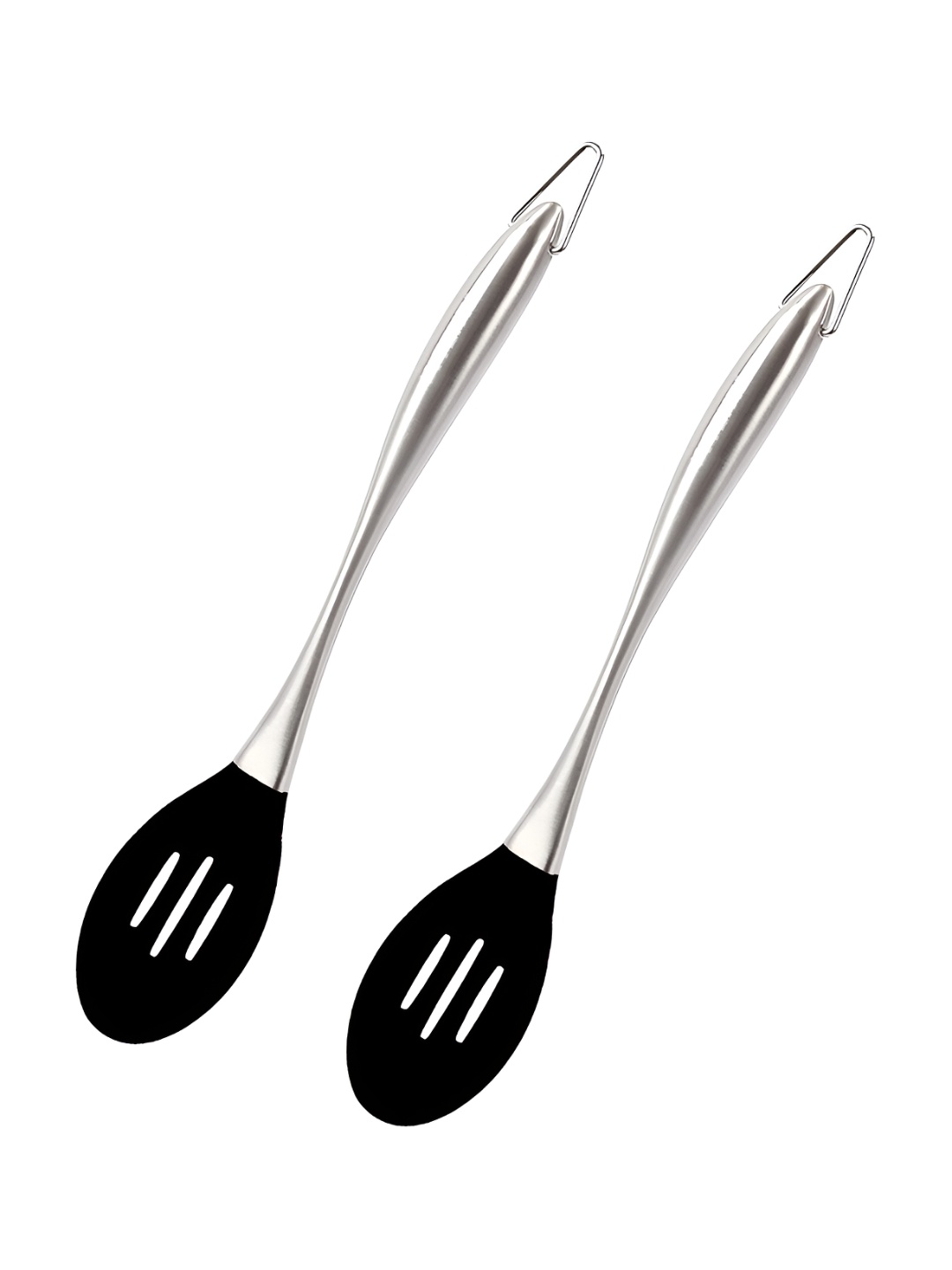 

P-Plus International Black 2 Pieces Cooking Spoons