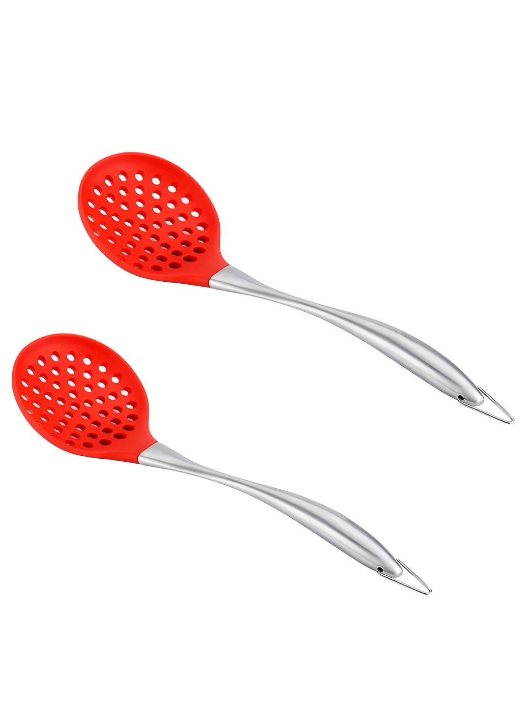 

P-Plus International Red 2 Pieces Skimmer Stainless Steel Spatulas