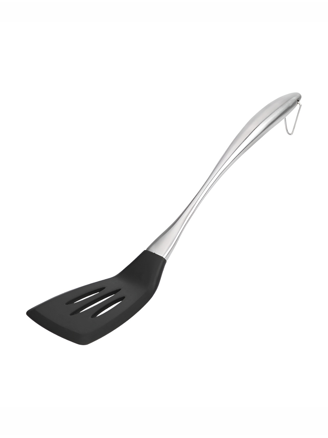 

P-Plus International Black 2 Pieces Stainless Steel Slotted Spatulas