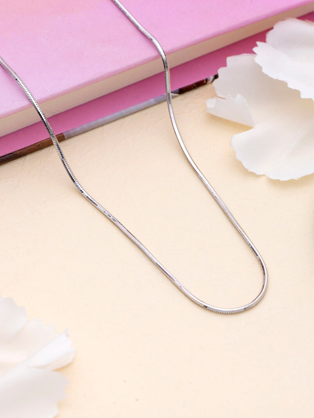 

Zavya 925 Sterling Silver Rhodium-Plated Chain