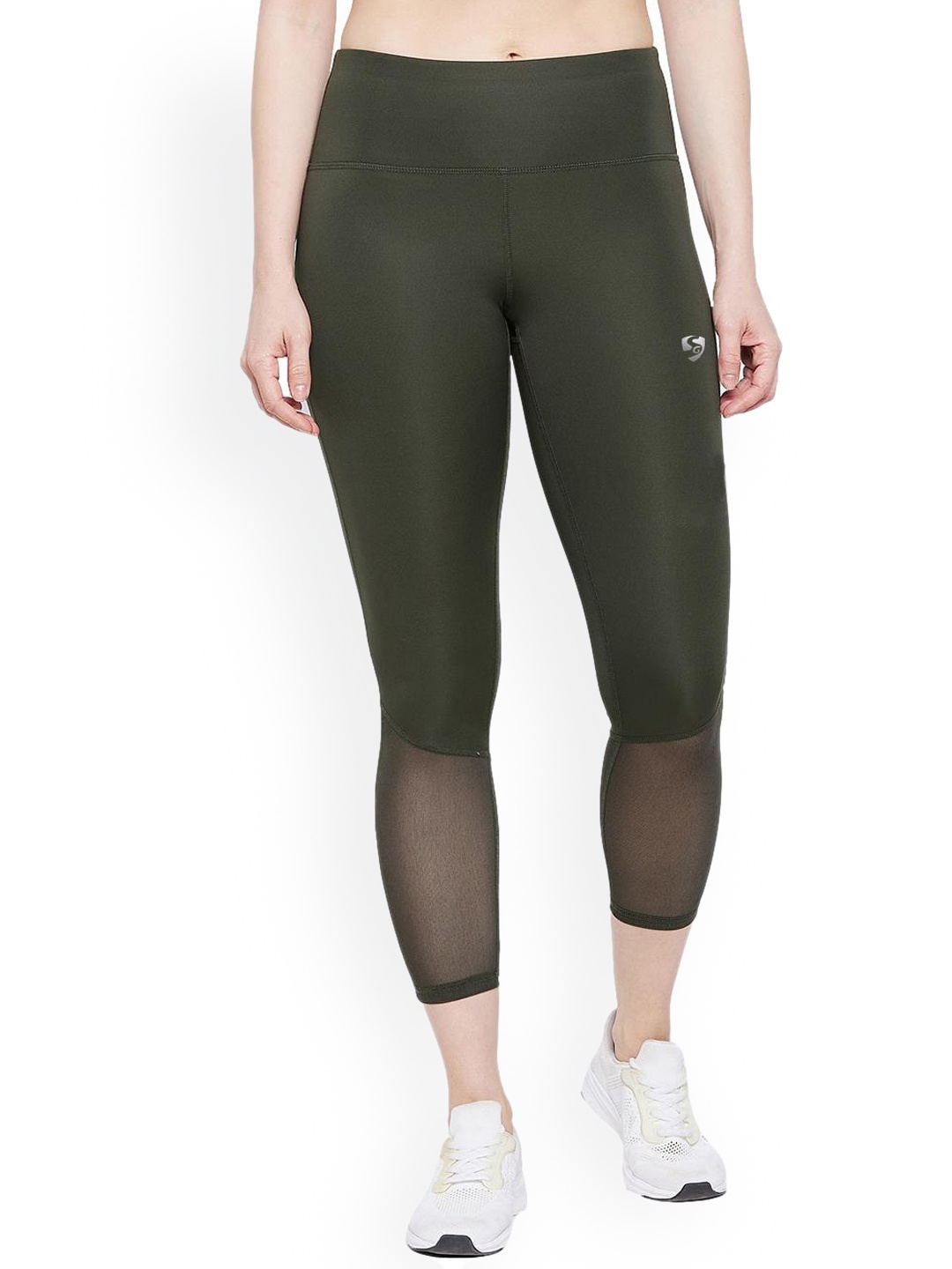 

SG Three-Fourth Sports Tights, Green