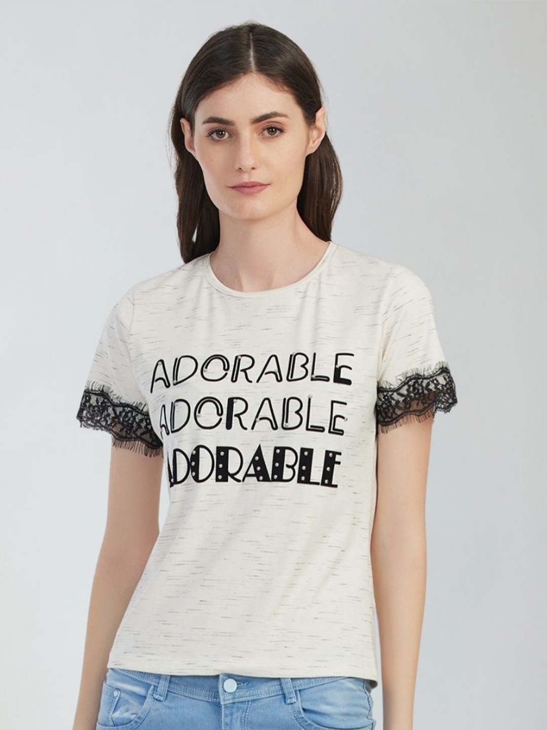 

Moda Elementi Typography Printed Polo Collar Short Sleeves T-shirt, Grey