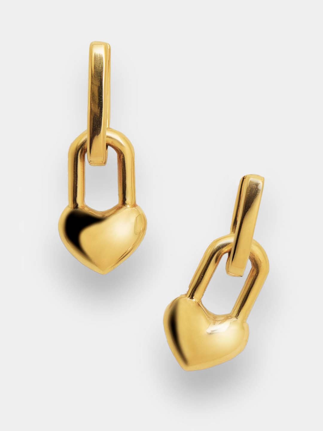 

Trisu 925 Sterling Silver Gold-Plated Contemporary Studs
