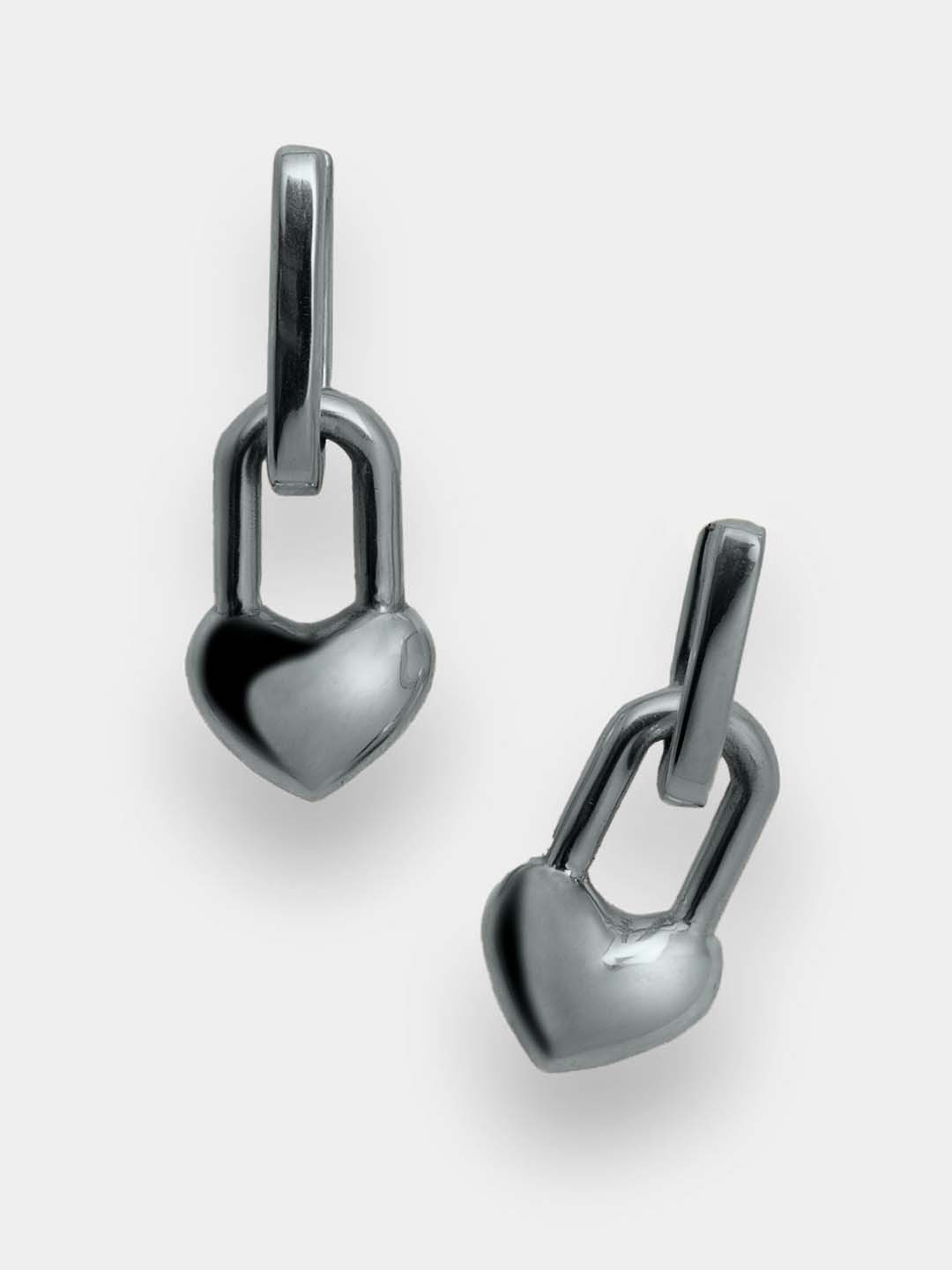 

Trisu 925 Sterling Silver Contemporary Drop Earrings, Gold