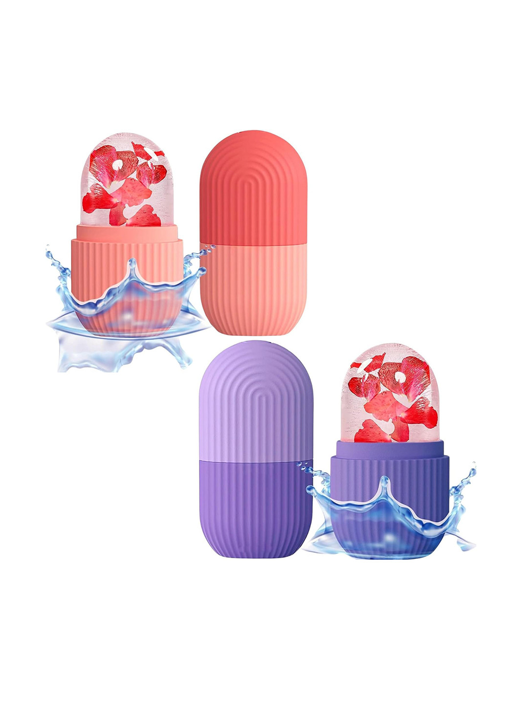 

Adbeni Set Of 2 Assorted Face Ice Roller Boosts Blood Circulation