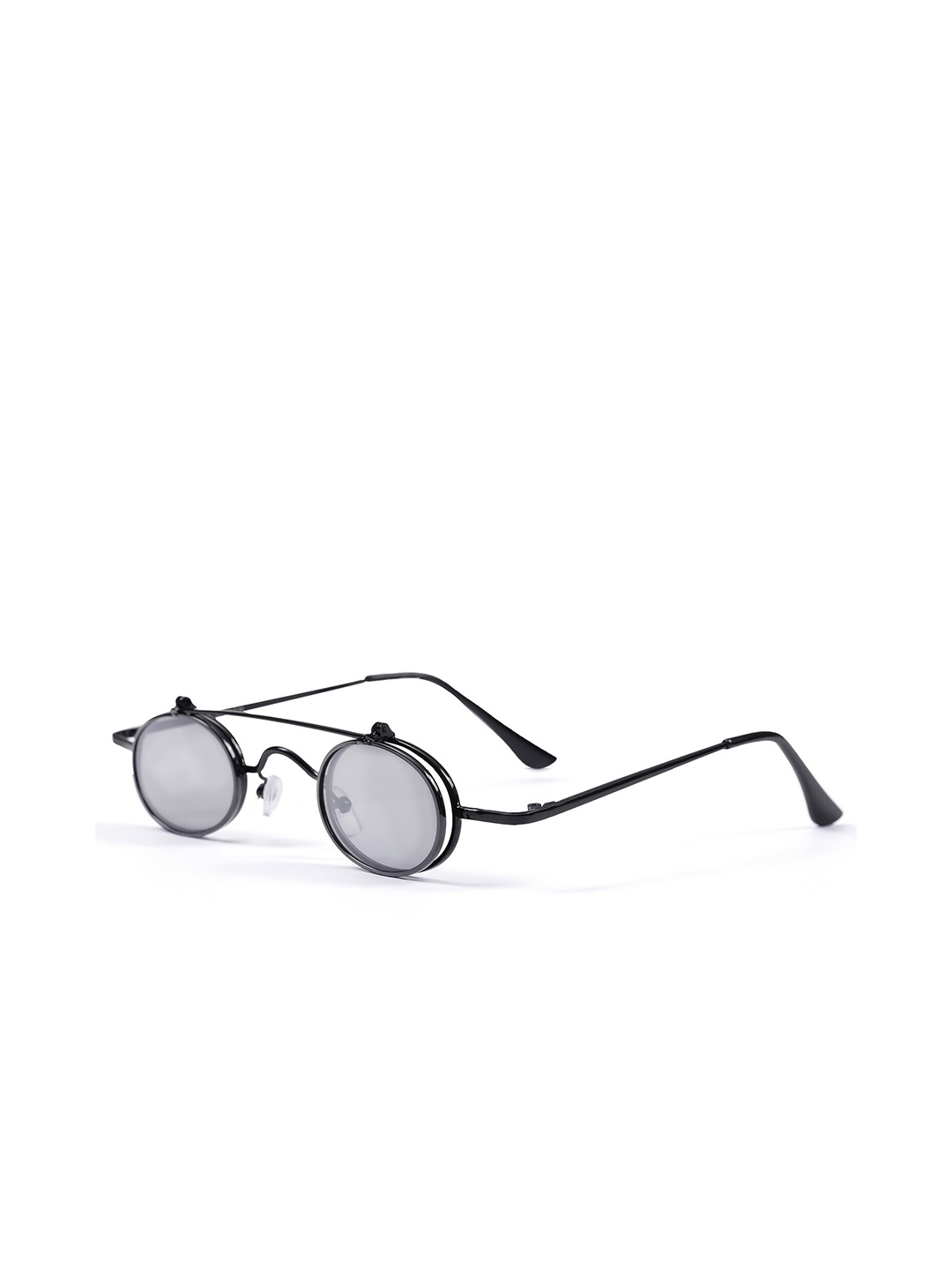 

DIMEH Unisex Oval Sunglasses with UV Protected Lens, Grey