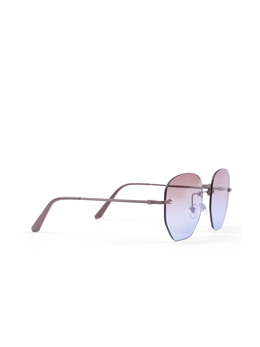 

DIMEH Unisex Oversized Sunglass with UV Protected Lens SG-043, Brown