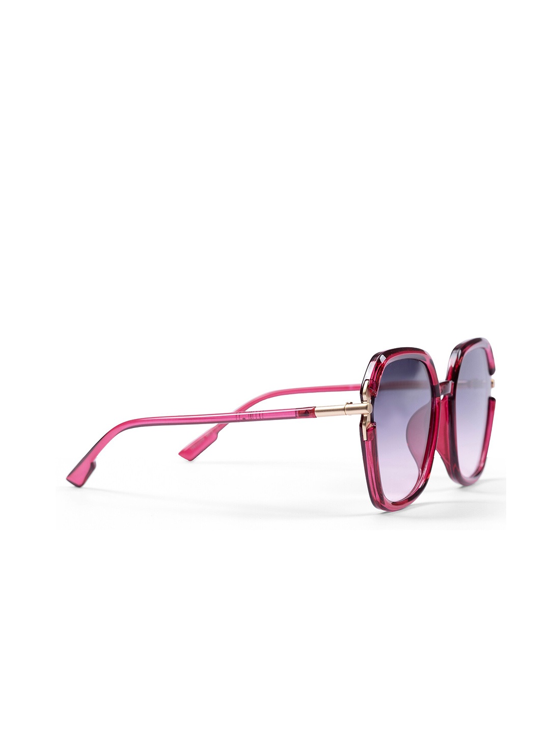

DIMEH Unisex Oversized Sunglasses with UV Protected Lens, Purple