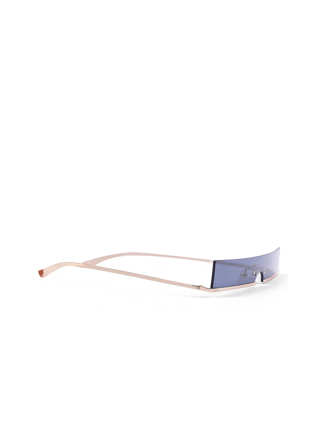 

DIMEH Unisex Rectangle Sunglasses with UV Protected Lens, Black