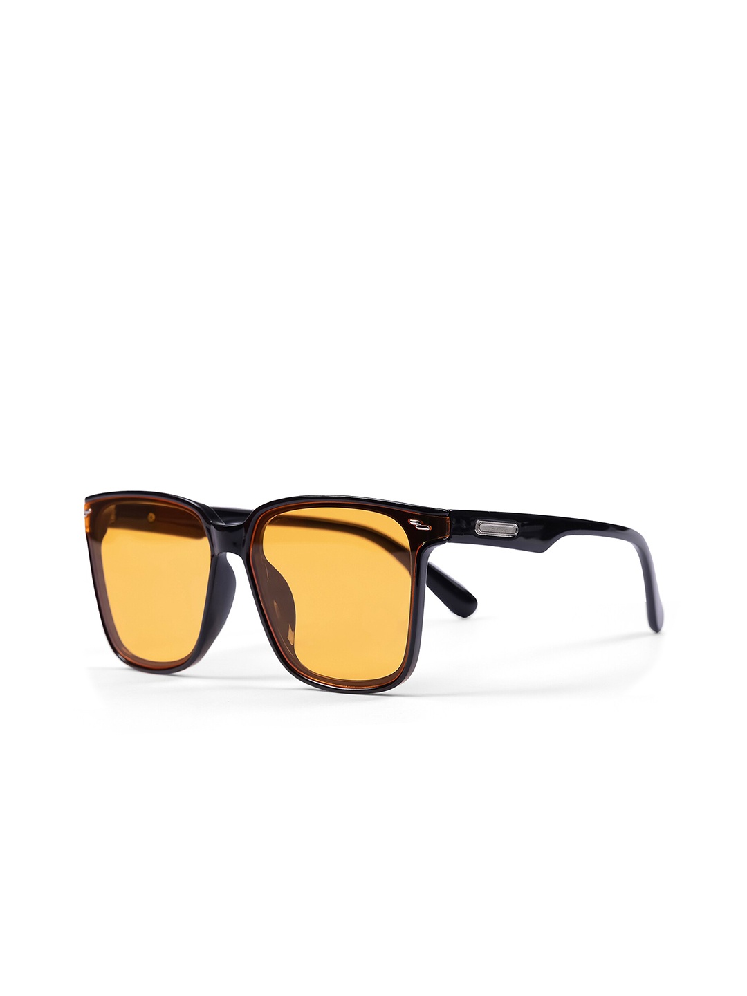 

DIMEH Unisex Square Sunglasses with UV Protected Lens, Yellow