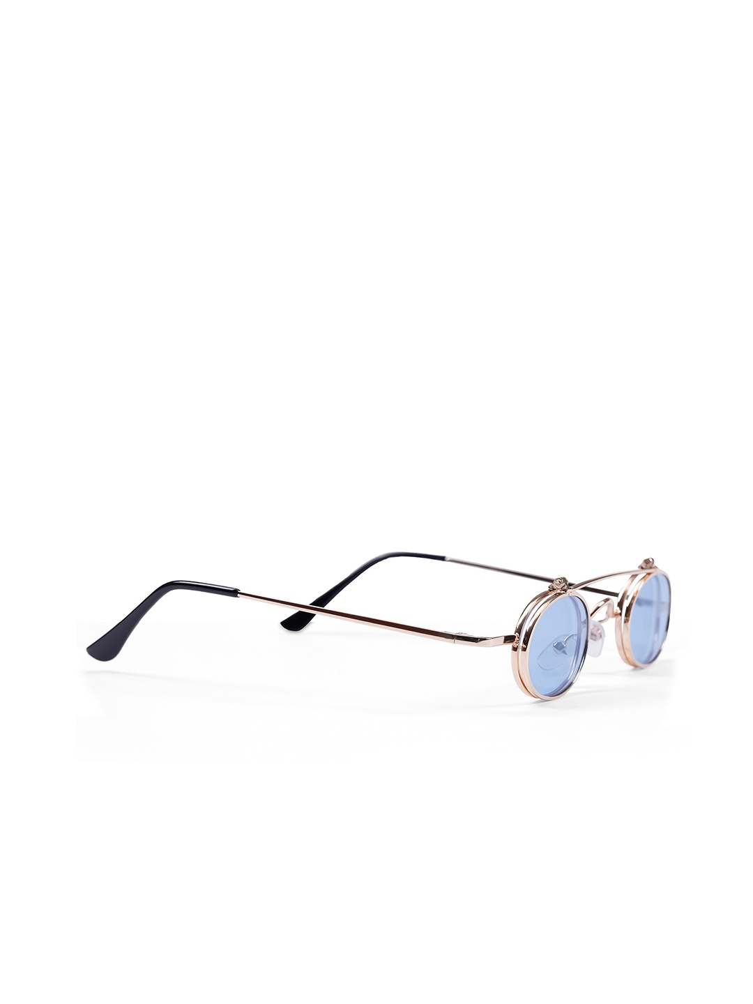 

DIMEH Unisex Oval Sunglass with UV Protected Lens SG-063, Blue