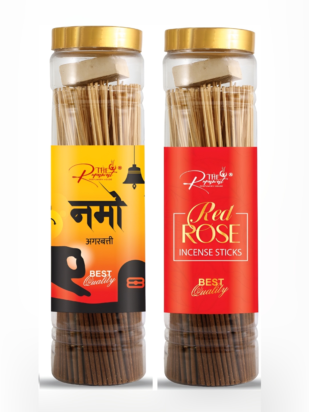 

THE RUPAWAT Perfumery House 2-pcs Brown Namo Incense Sticks